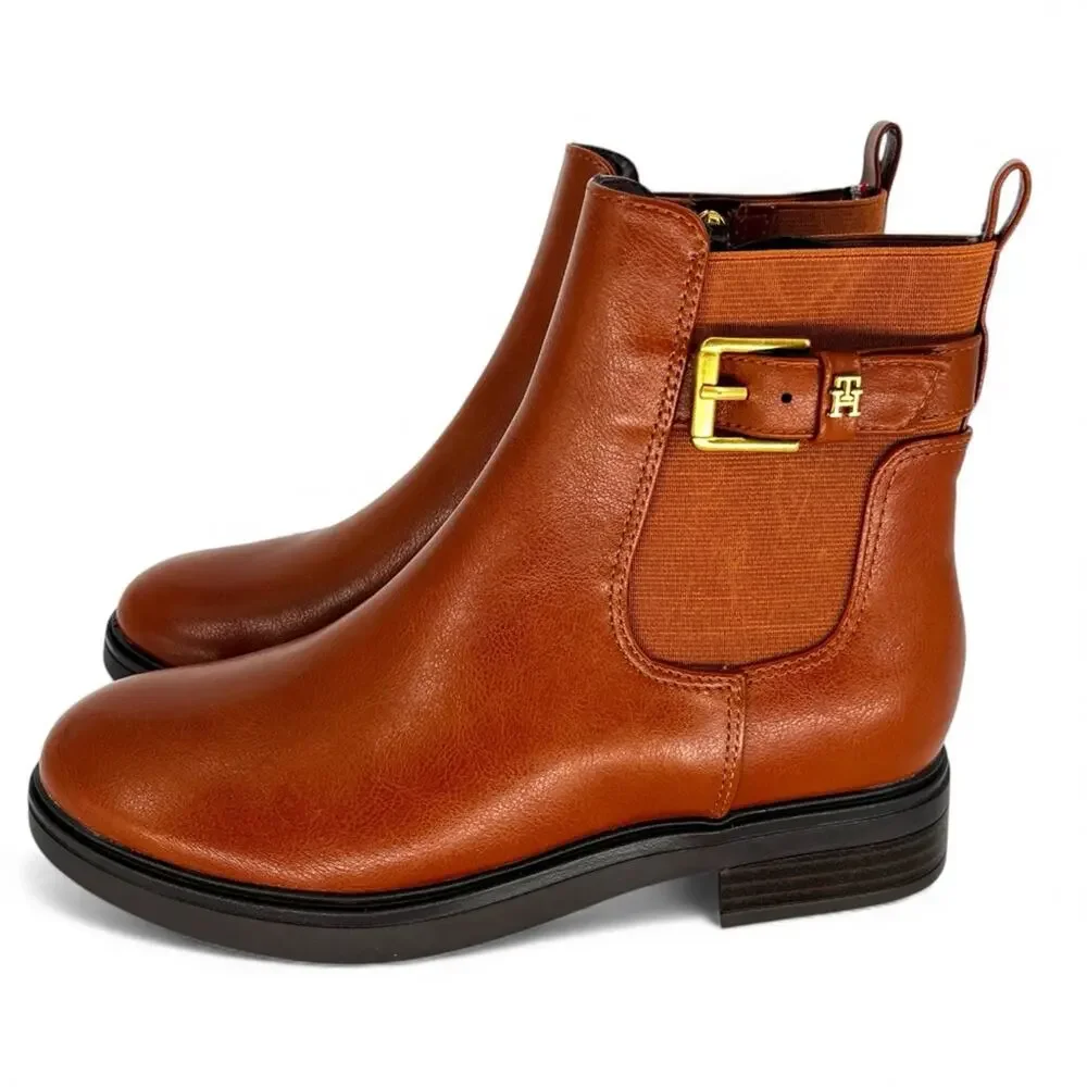 Tommy Hilfiger Baylon Chelsea booties medium natural brown - 7